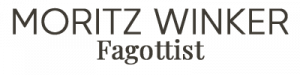 Das Logo des Fagottisten Moritz Winker