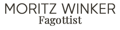 Das Logo des Fagottisten Moritz Winker