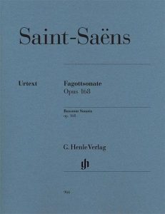 Camille Saint-Saens - Fagottsonate op. 168 - Handschrift